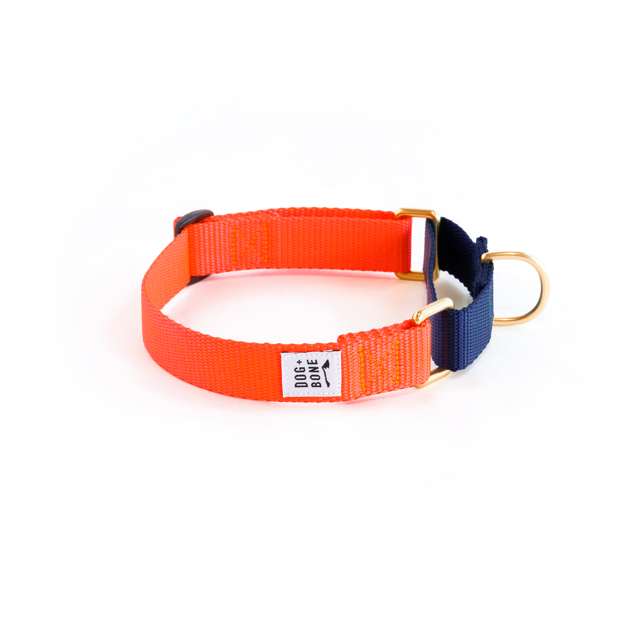 Martingale Collar: Lava & Navy