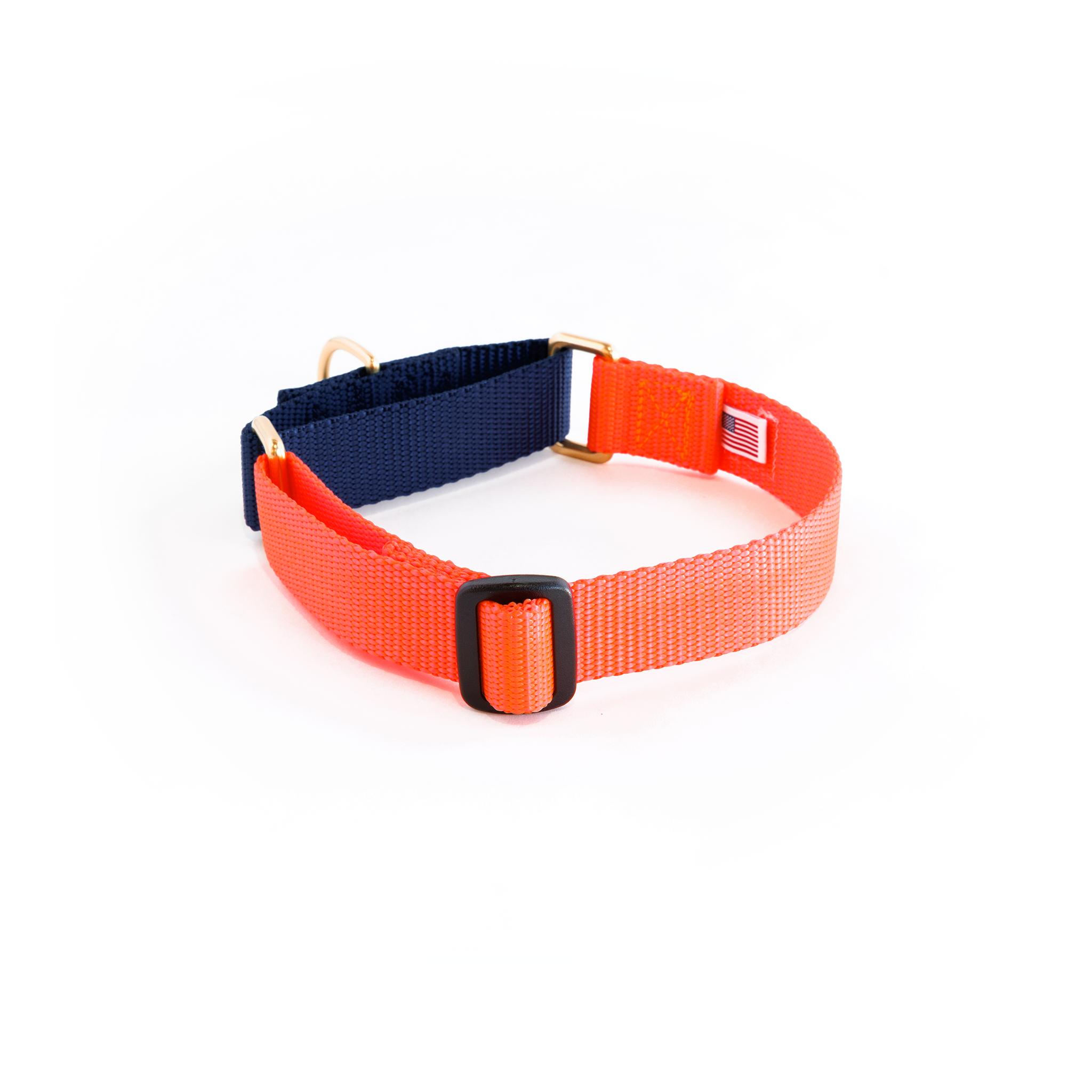 Martingale Collar: Lava & Navy